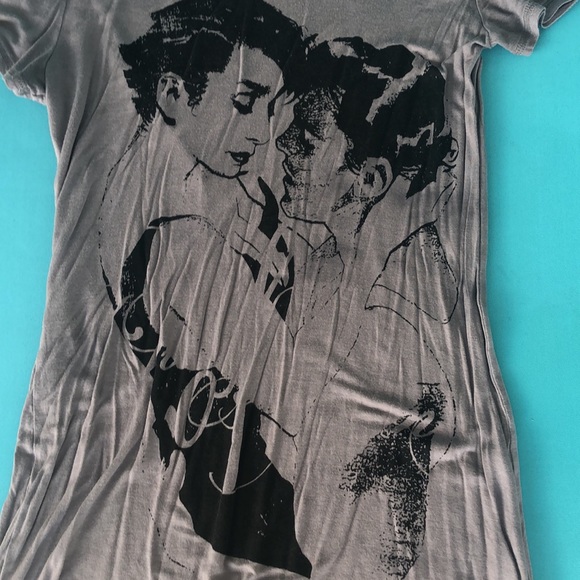 🔴 Vintage Silvian Heach Gray Top - Picture 3 of 7